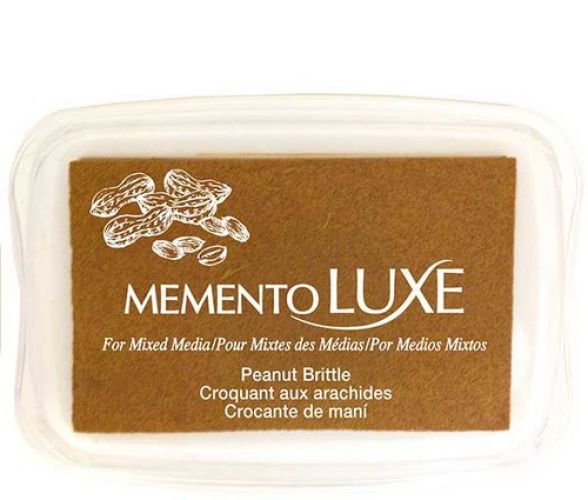 Tsukineko - Memento Luxe - Pigment Ink - Peanut Brittle